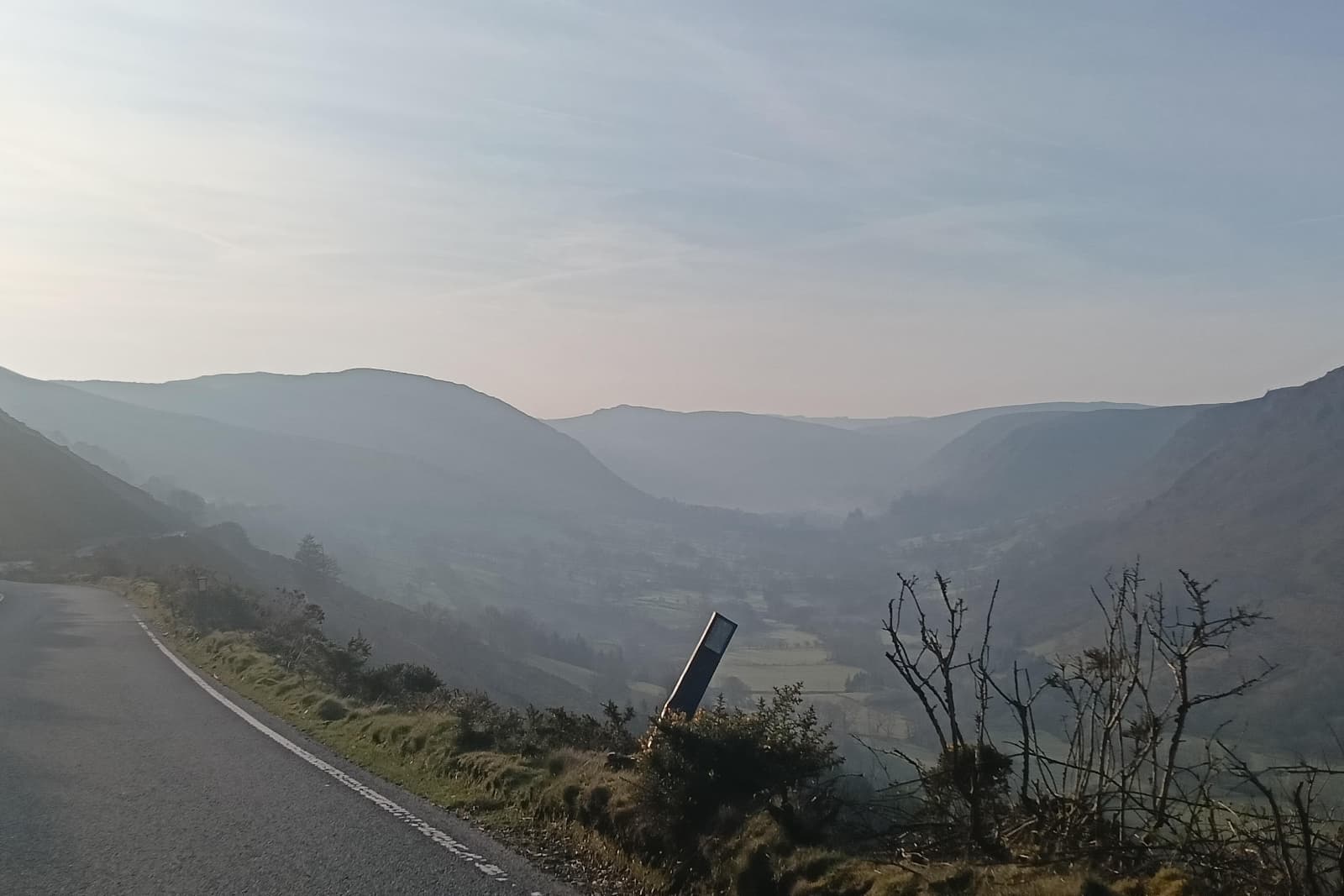 Day 2 Passing through the steep valleys of North Wales mozweb