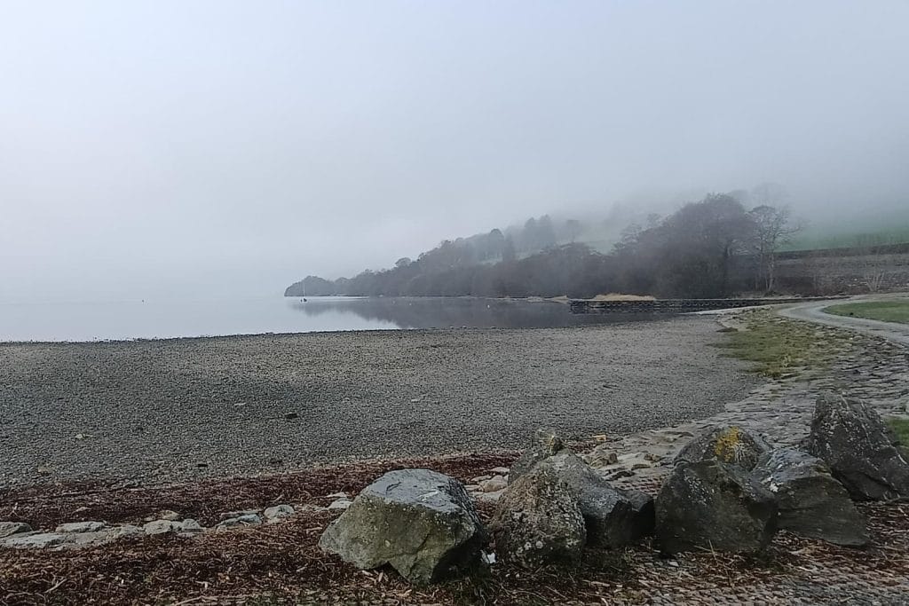 Day 3 - Early morning at Lake Bala.