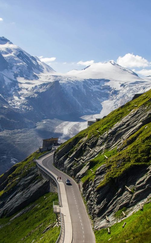road on a mountainside