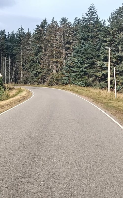 Driving into the Cairngorms